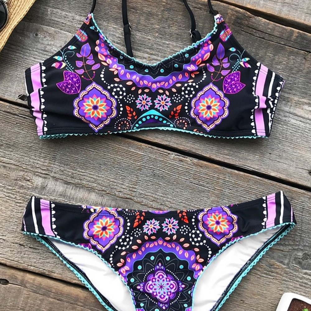Colorful bikini